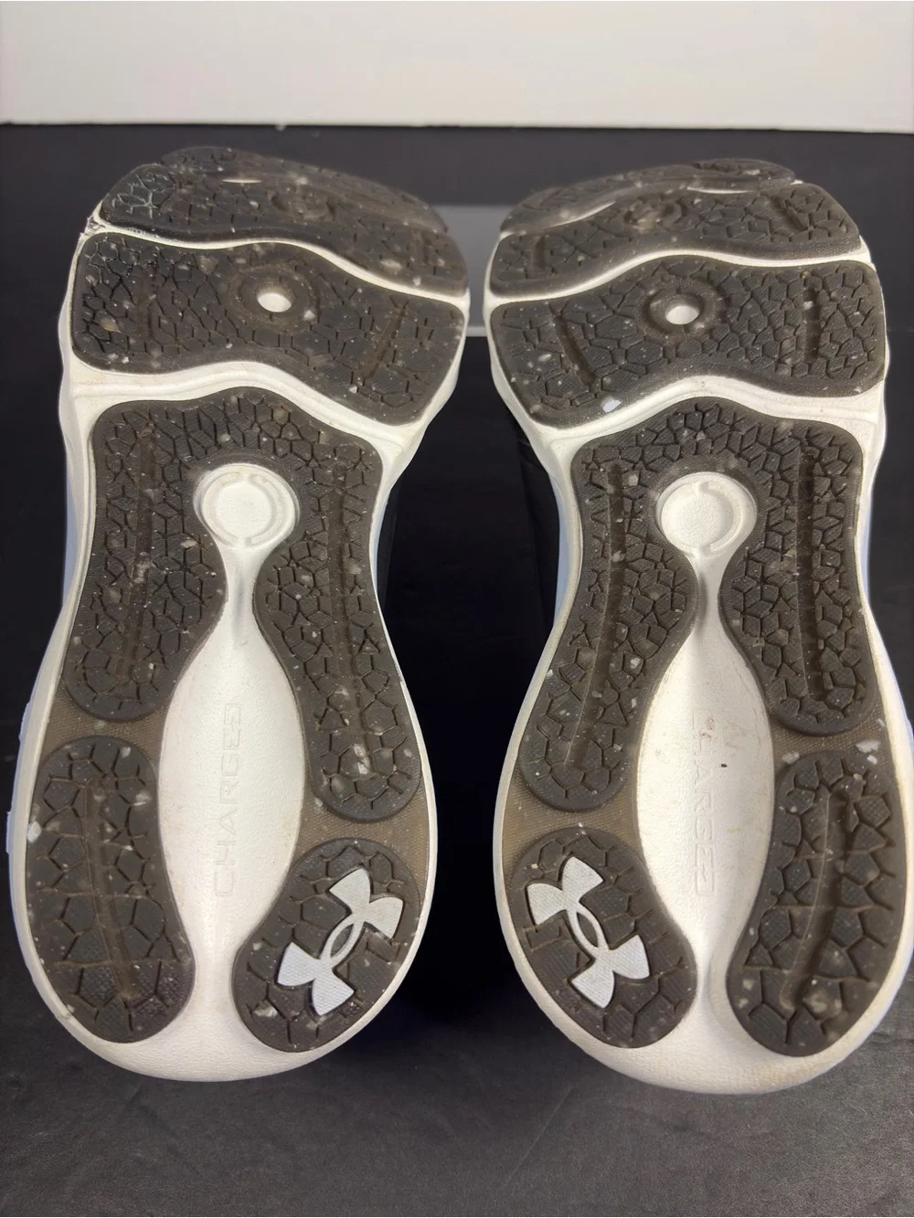 Under Armour Charged Vantage Black&White Women's Athletic Running Shoes S-8.5 - Picture 9 of 11